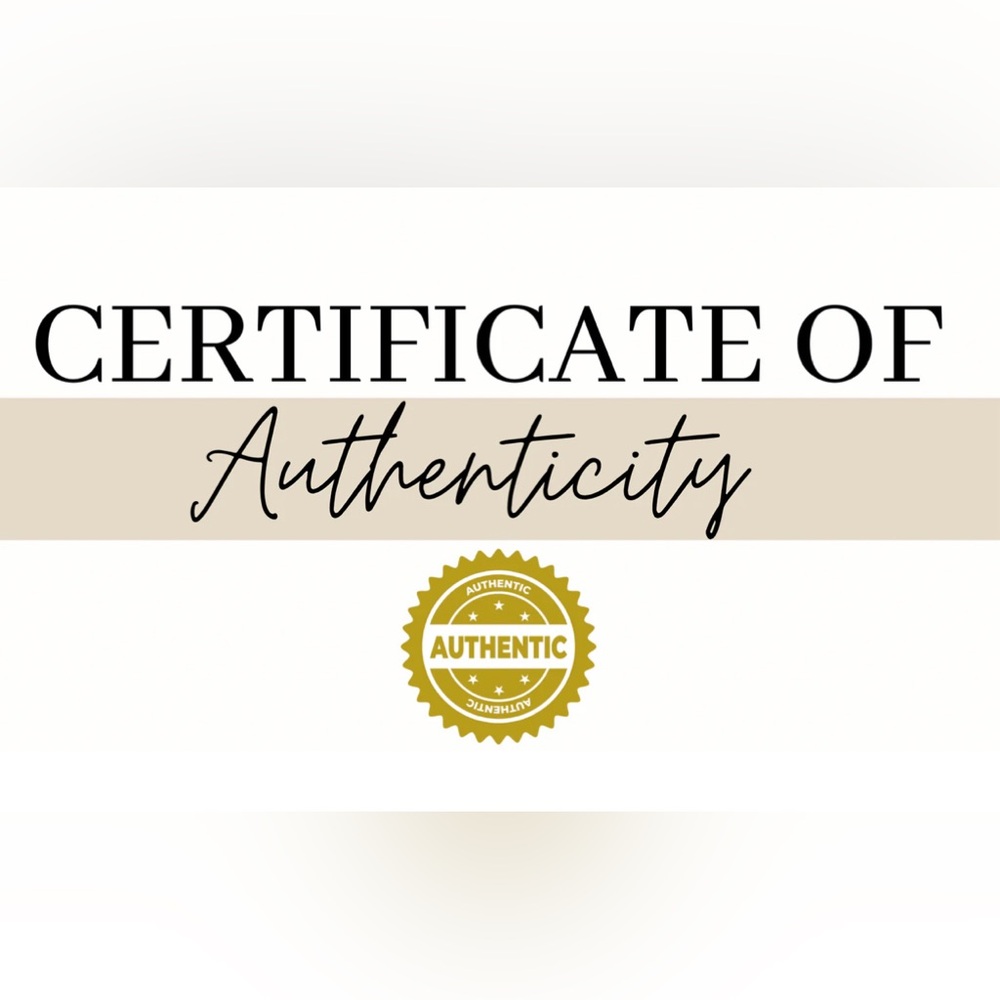 🌿CERTIFICATE OF AUTHENTICITY🌿 COA for luxury items